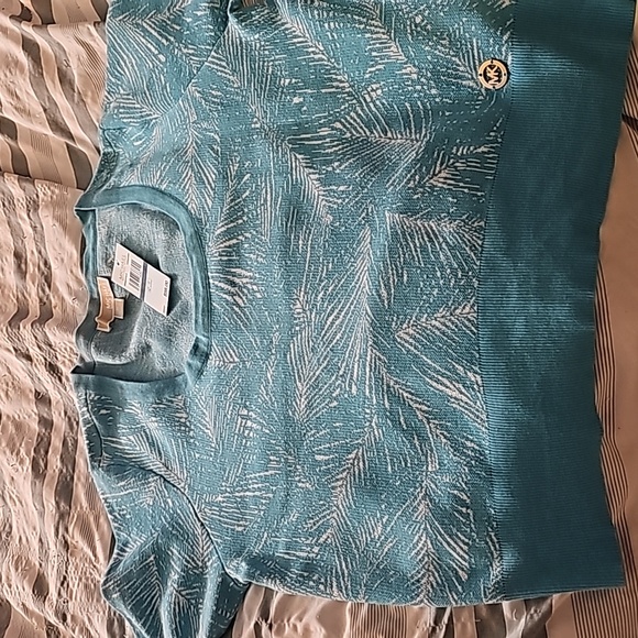 MICHAEL Michael Kors Sweaters - Michael Kors Short Sleeve Sweater Size XL Check Measurements NWT